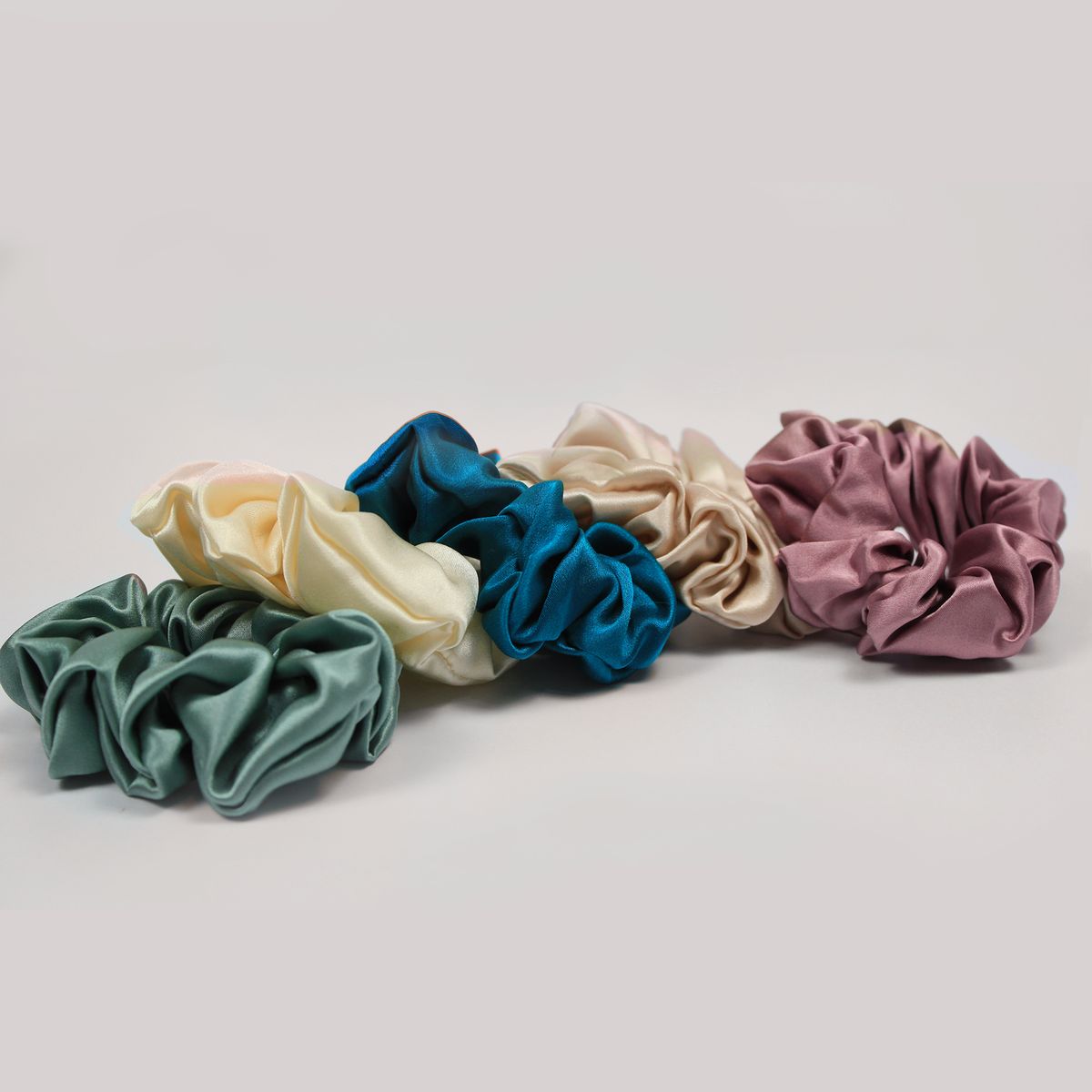 Silk Scrunchies - 100% Pure Mulberry Silk - Mindflowbeauty